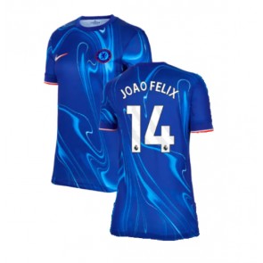 Chelsea Joao Felix #14 Dámské Domácí Dres 2024-25 Krátký Rukáv